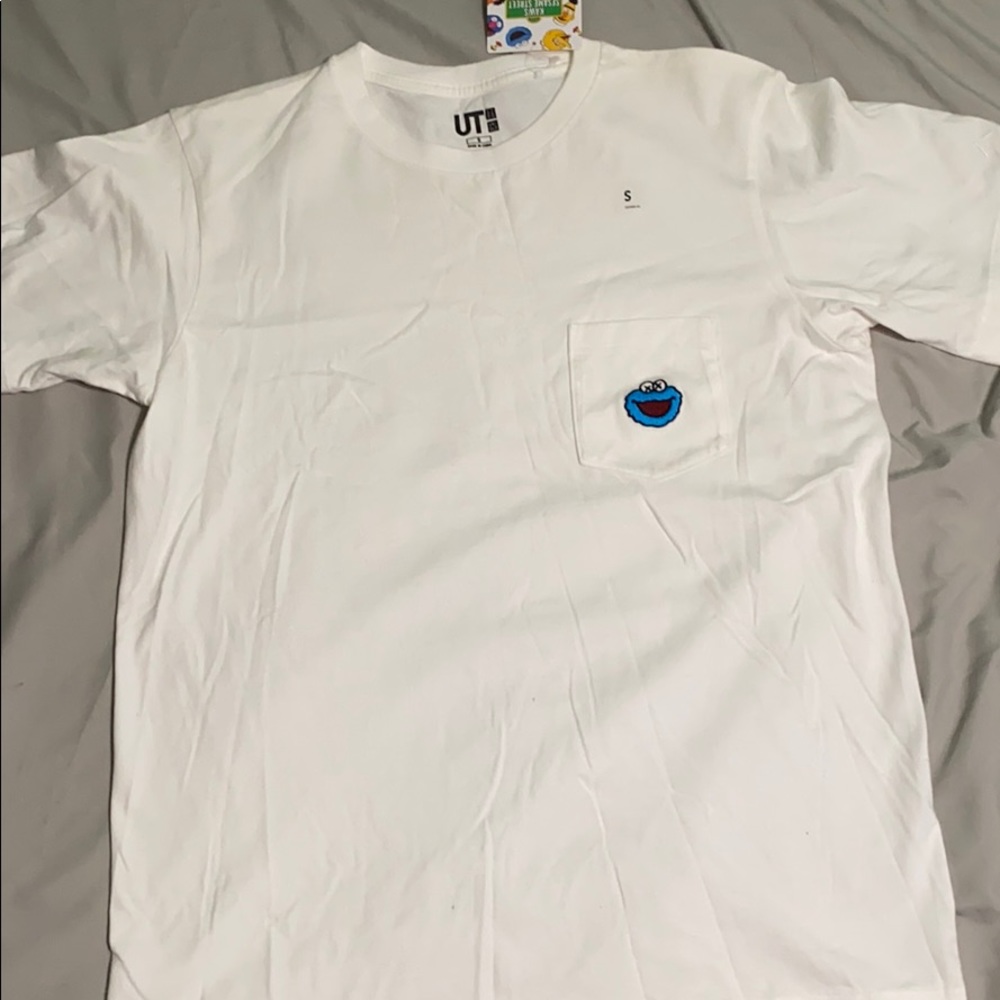 Uniqlo x Kaws Cookie Monster Shirt